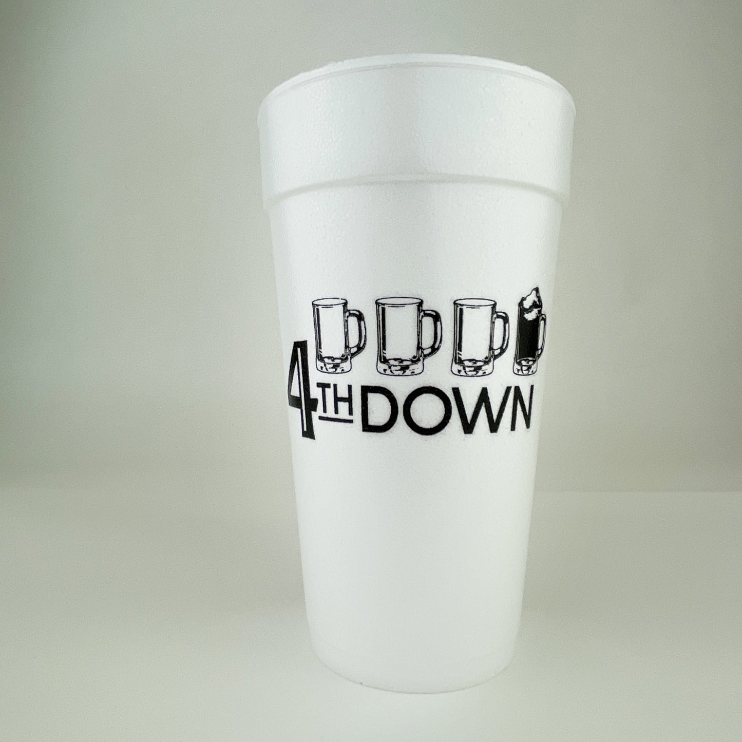 CUP-F-4THDN-18- 4th Down 20oz. Foam Cups | 10 pack