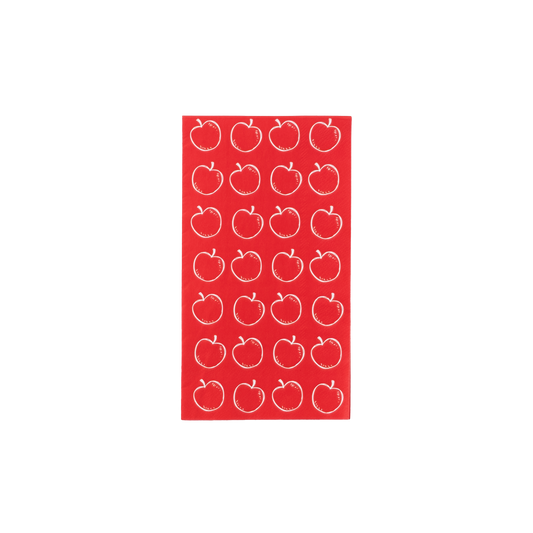 SCH25-GT2- Gatherings School Days Apple Guest Towel