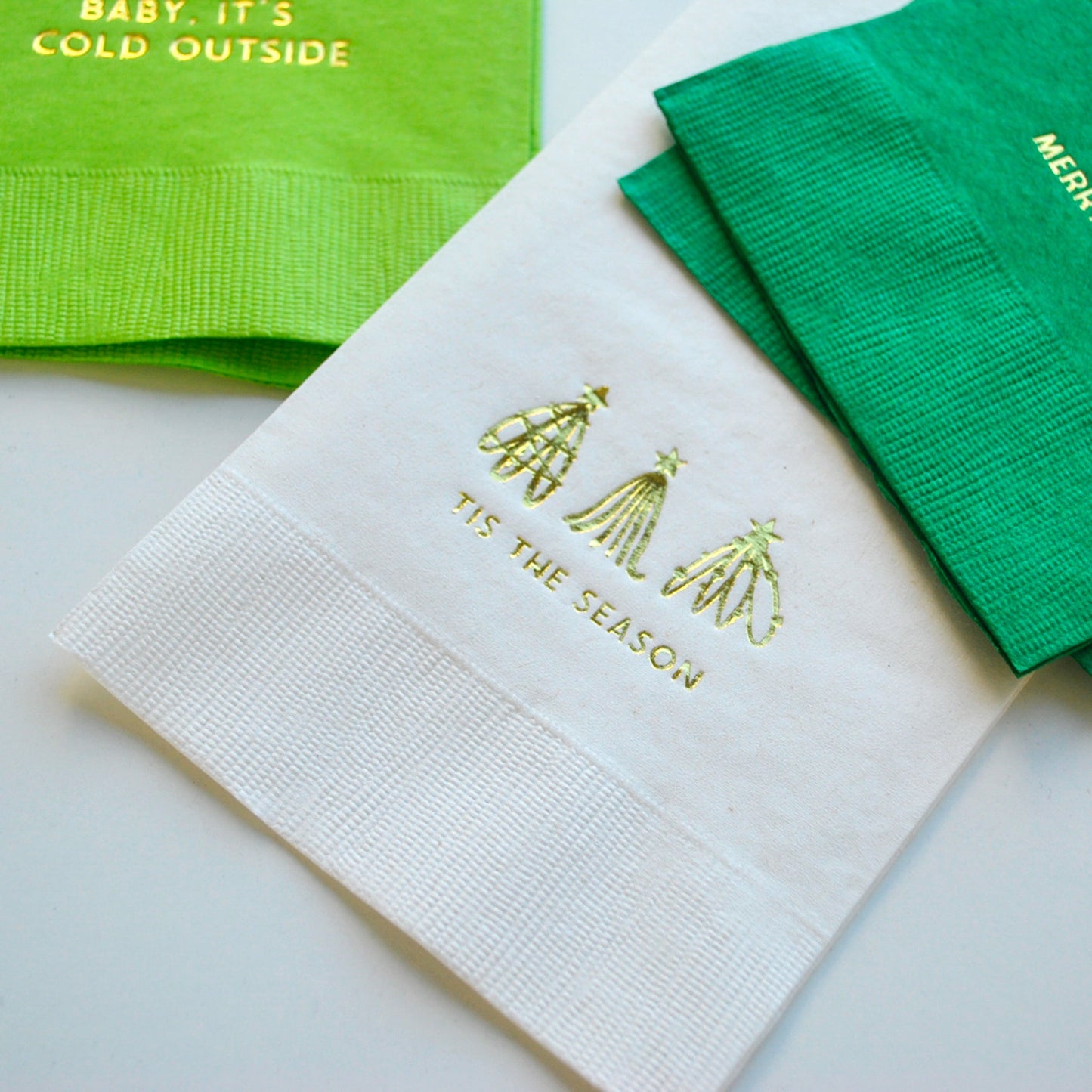 NAP-MODXMAS-GUEST-938- Modern Christmas Guest Towels