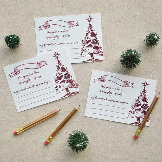 STAT-PC-XMASPENCL-652- Christmas Place Cards