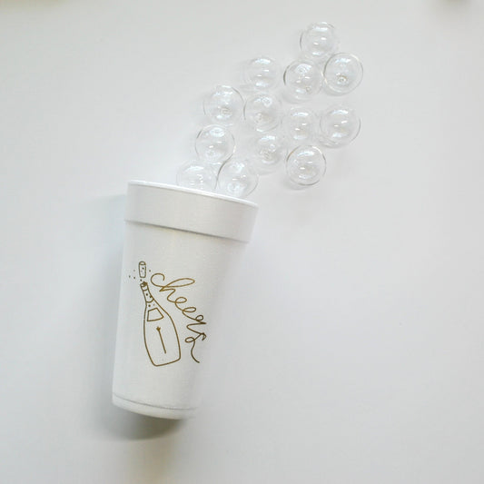 CUP-F-CHEERS-100- Cheers 20oz. Foam Cups | 10 pack