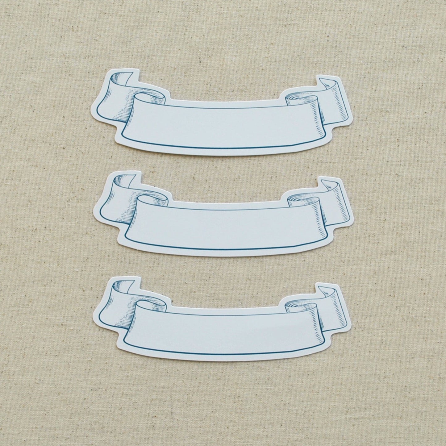 STAT-PC-TL-BANNER-182- Teal Banner Place Cards