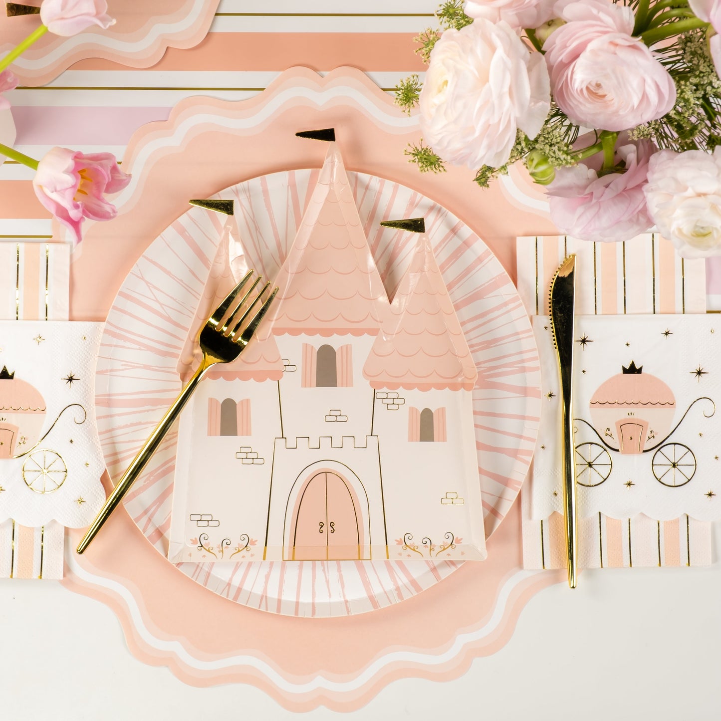 PRN25-CN3- Princess Coach Beverage Napkins