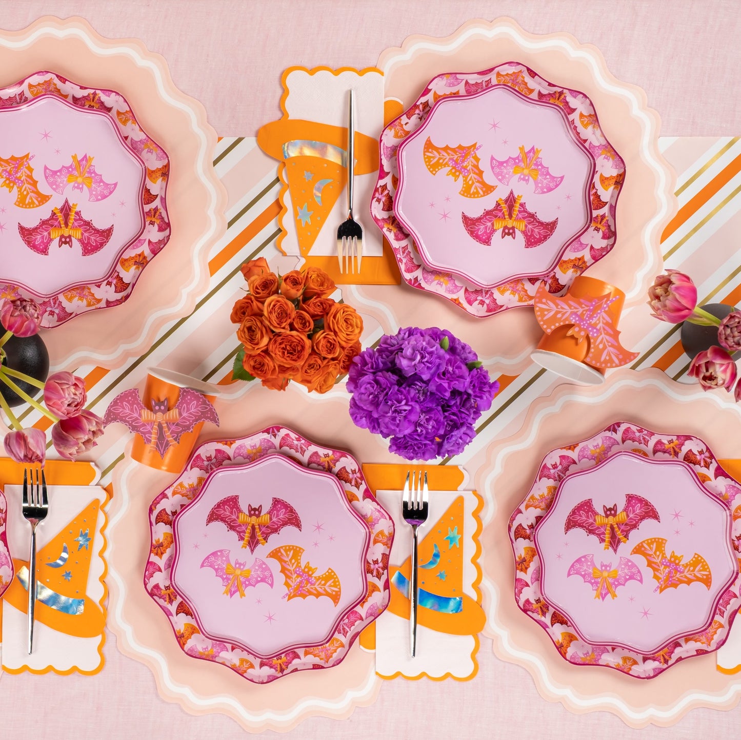 HAL25-AP1- Bats & Bows Accent Stickers