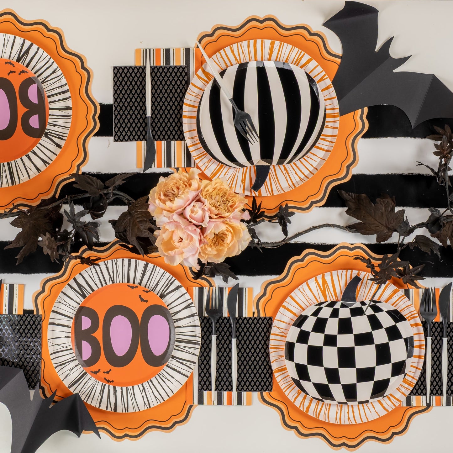 MCL25-PL27- Halloween Fancy Paper Placemats
