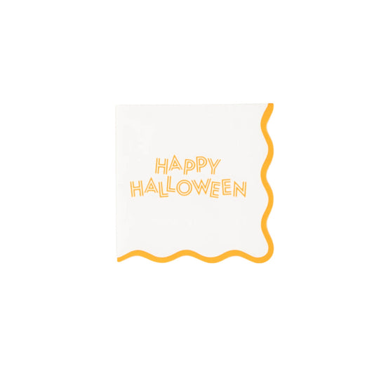 HAL25-CN4- Happy Halloween Cocktail Napkins