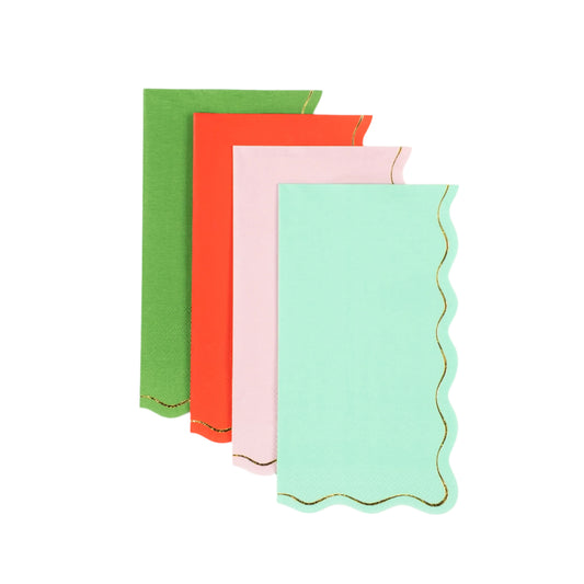 HOL25-GT4- Holiday Cheerful Guest Towels