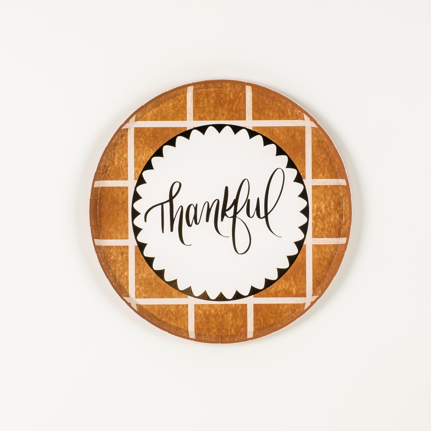 HAR25-DP3- Harvest Thankful Dessert Plates