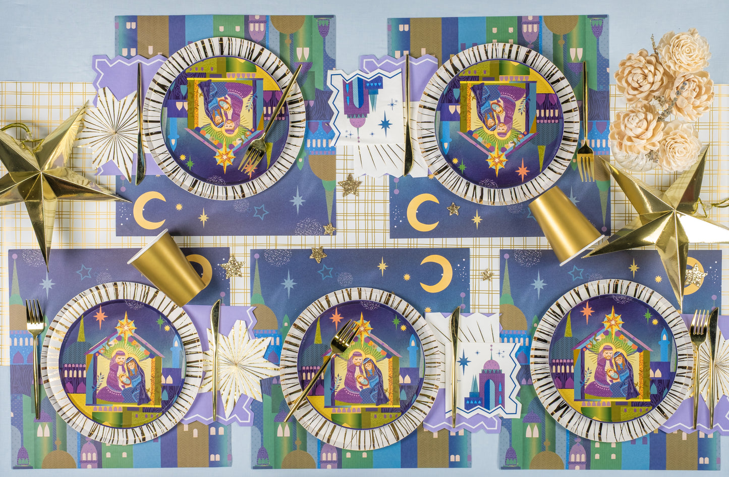 HOL25-DP10-Holy Family Nativity Small Plate-(PREORDER STARTS SHIPPING 08/15)