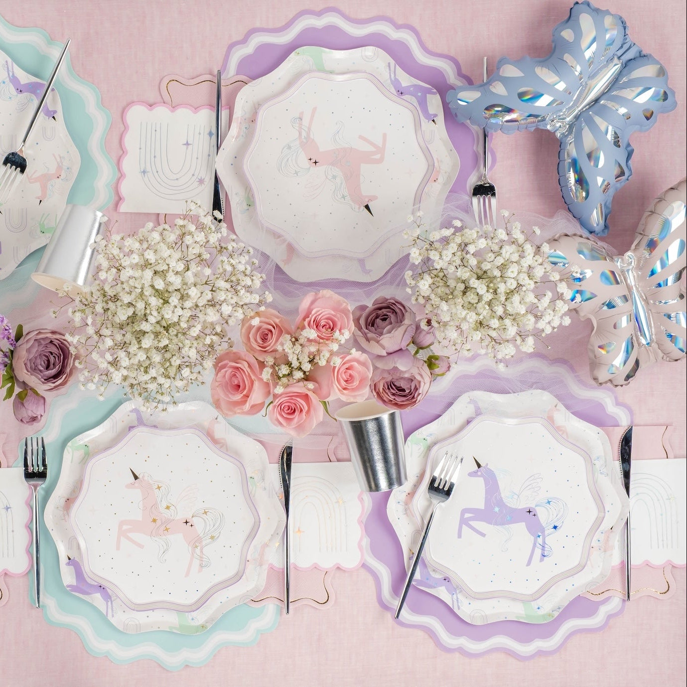 MCL25-PL22- Lavender Fancy Scallop Placemat