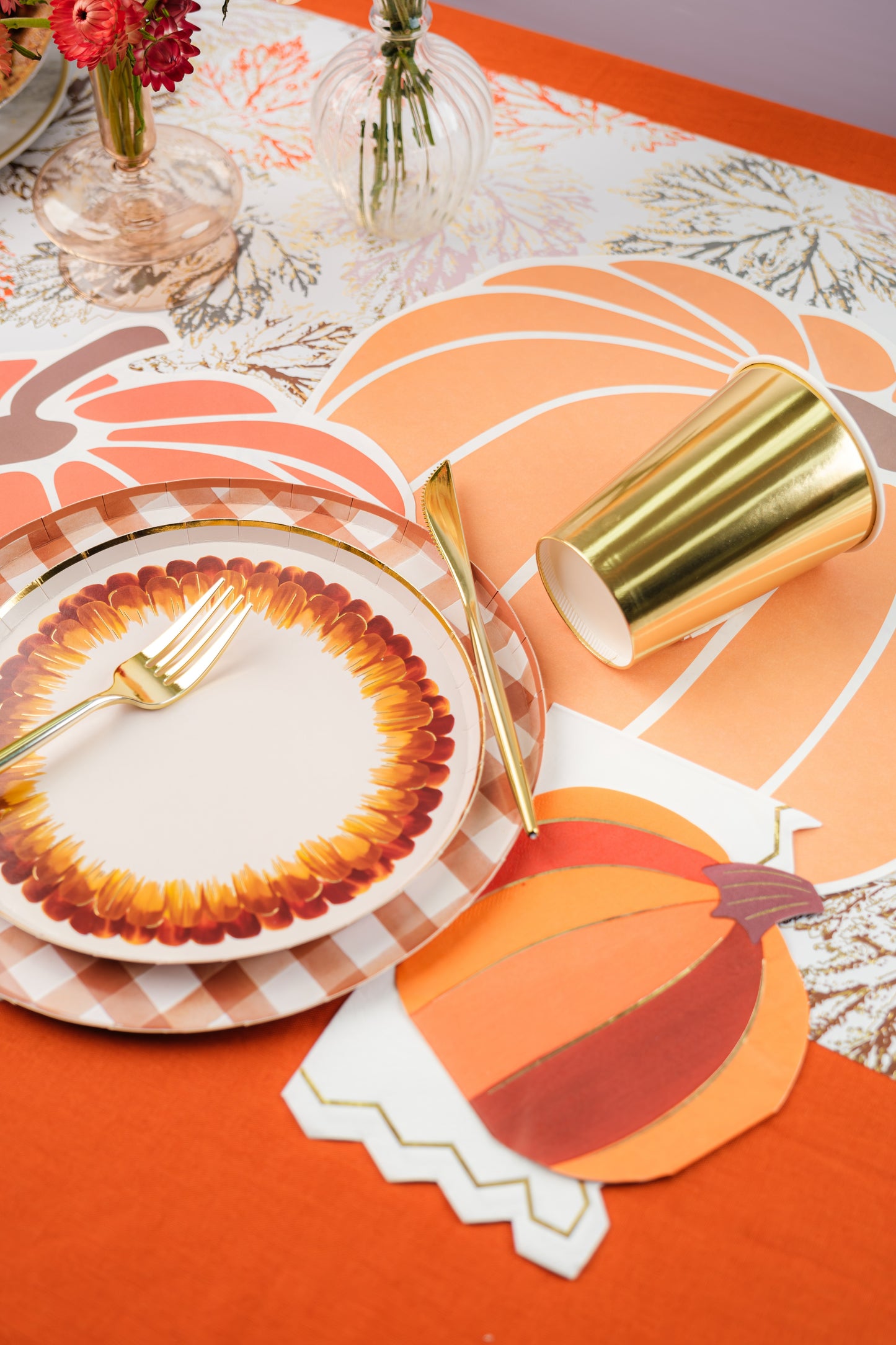 Orange Pumpkin Napkins