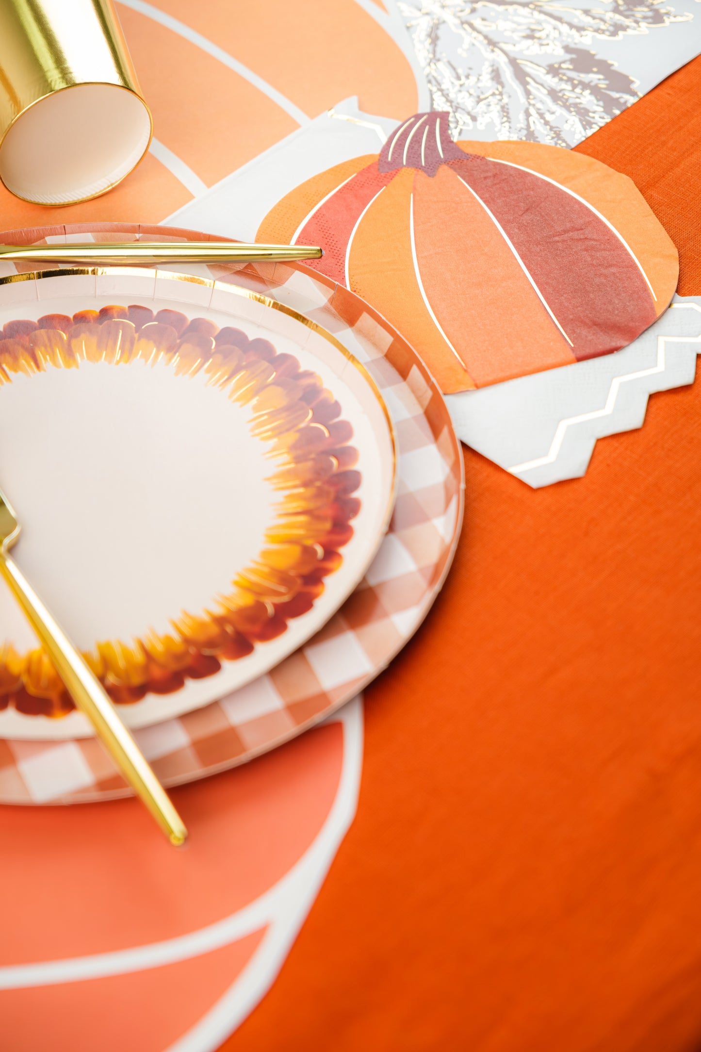 Orange Pumpkin Napkins