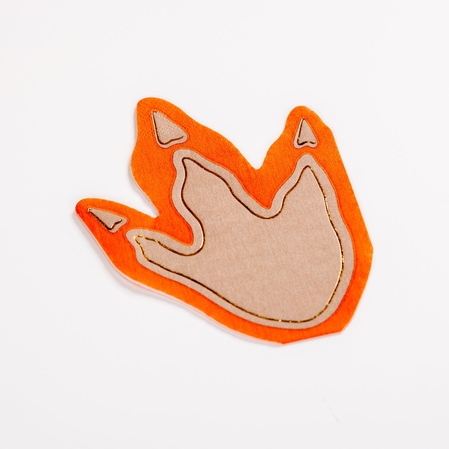 DINO25-CN4- Dinosaur Footprint Napkin