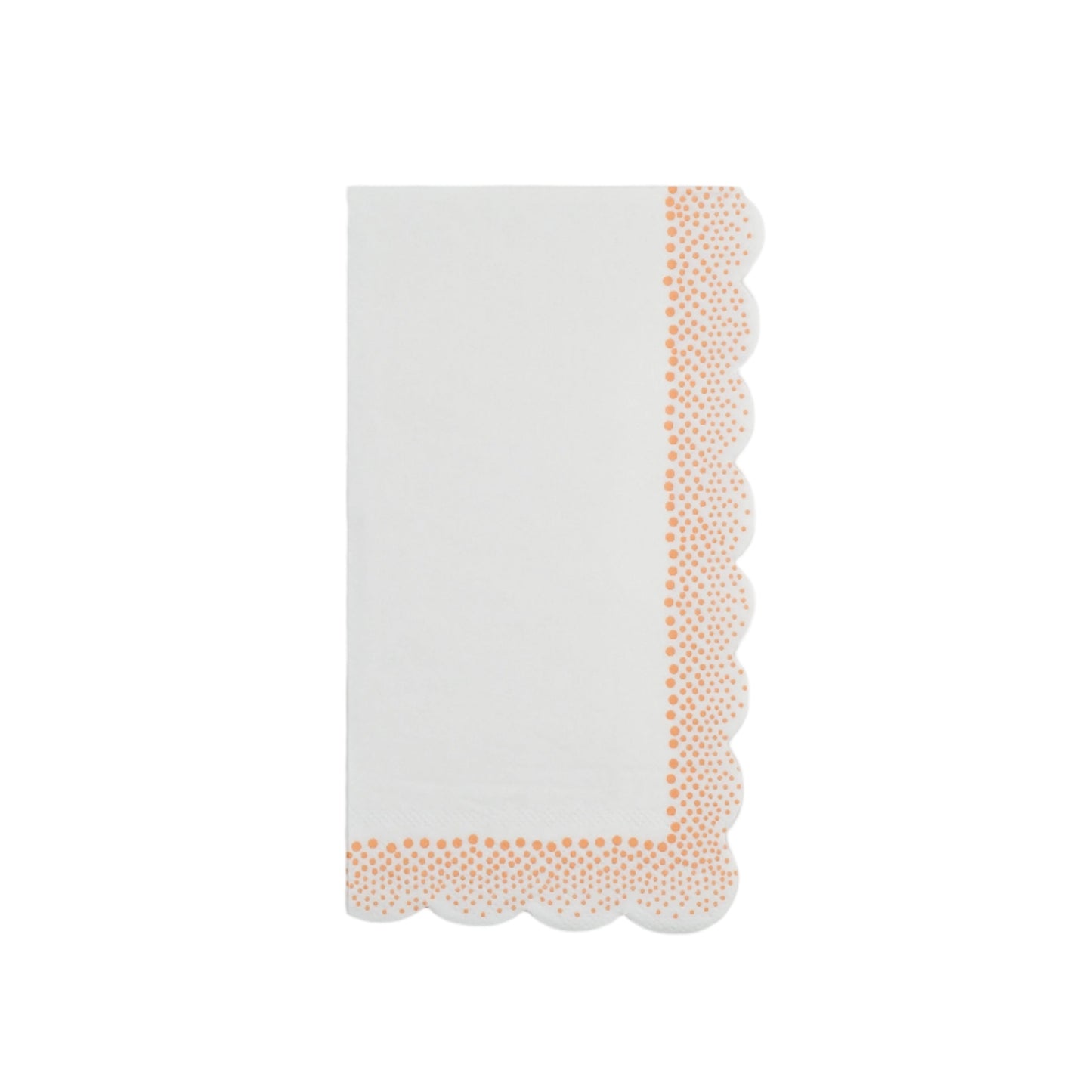 HMY25-GT1- Harmony Peach Dots Guest Towels