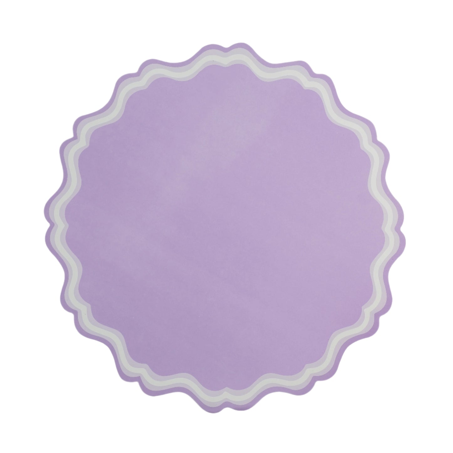 MCL25-PL22- Lavender Fancy Scallop Placemat