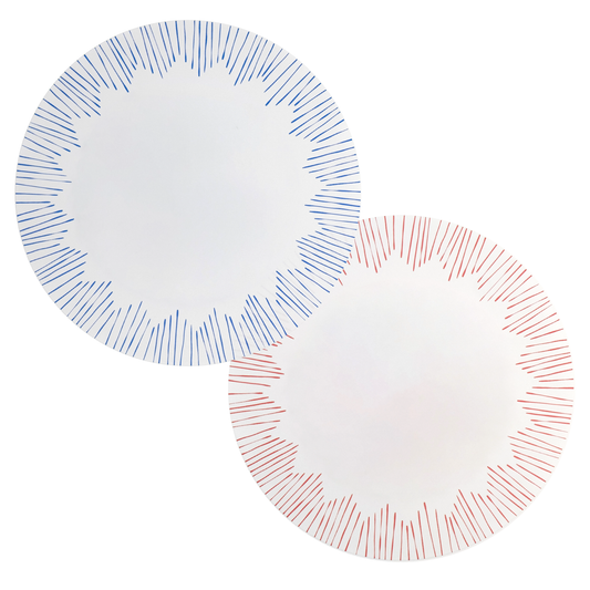 MCL25-PL26- Star Bright Round Paper Placemats