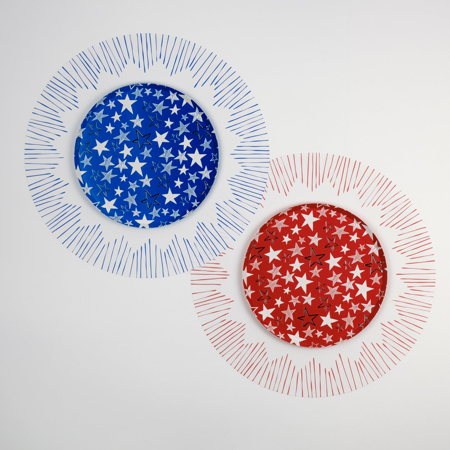 MCL25-PL26- Star Bright Round Paper Placemats