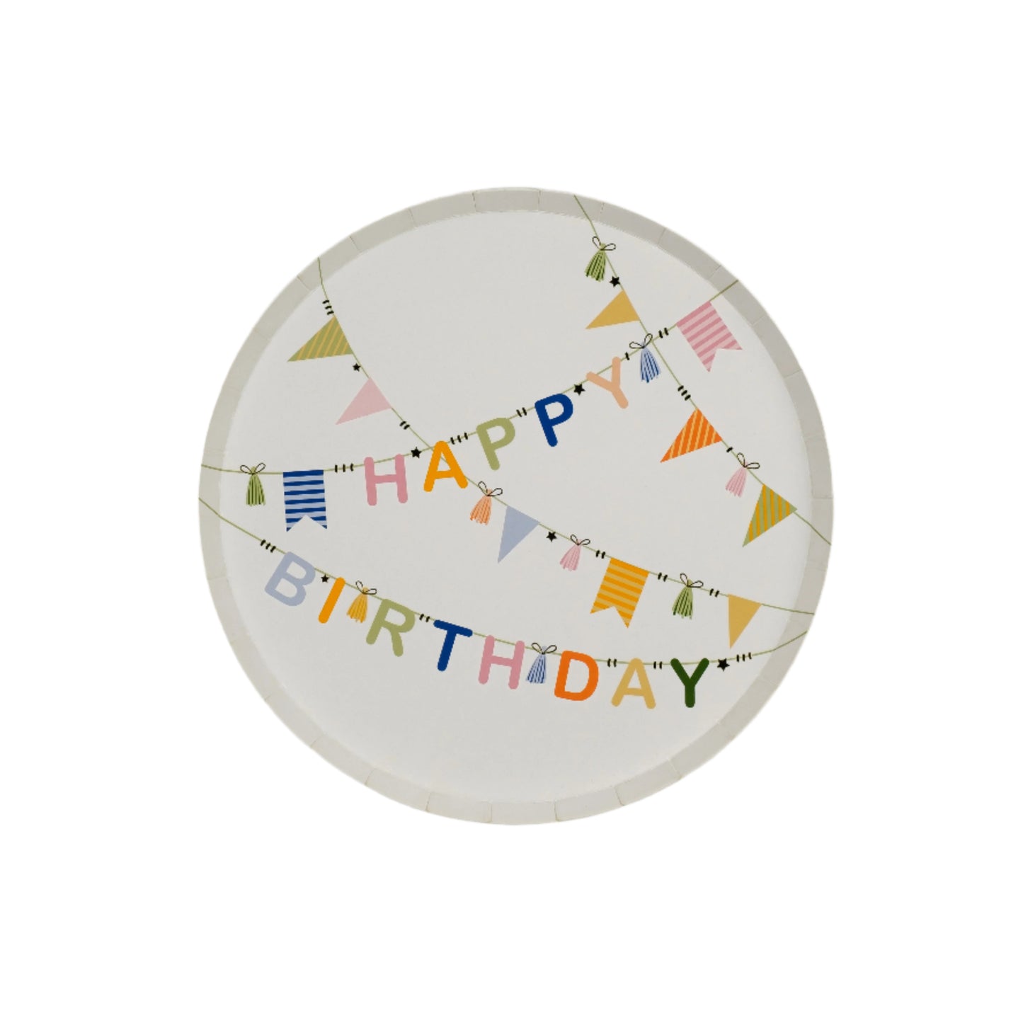 HB25-DP1- Birthday Cheer Dessert Plates
