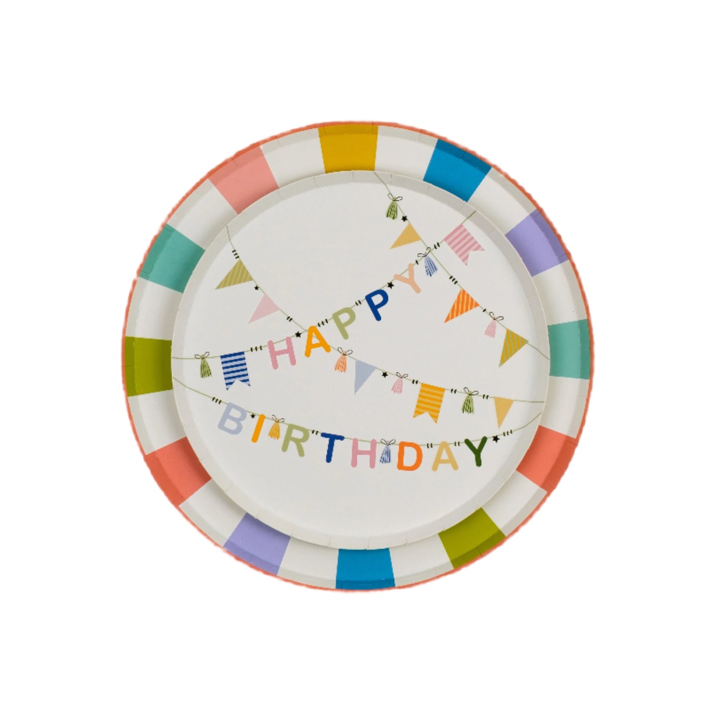 HB25-DP1- Birthday Cheer Dessert Plates