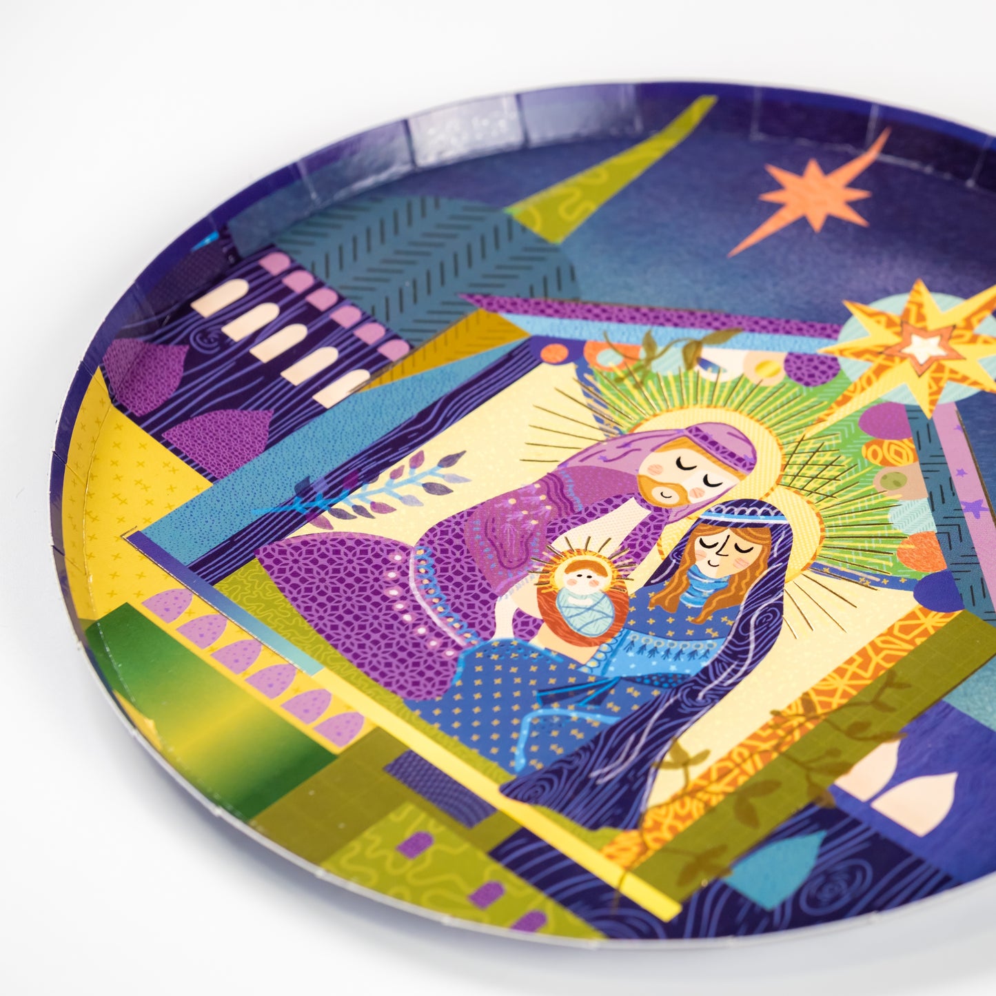 HOL25-DP10-Holy Family Nativity Small Plate-(PREORDER STARTS SHIPPING 08/15)