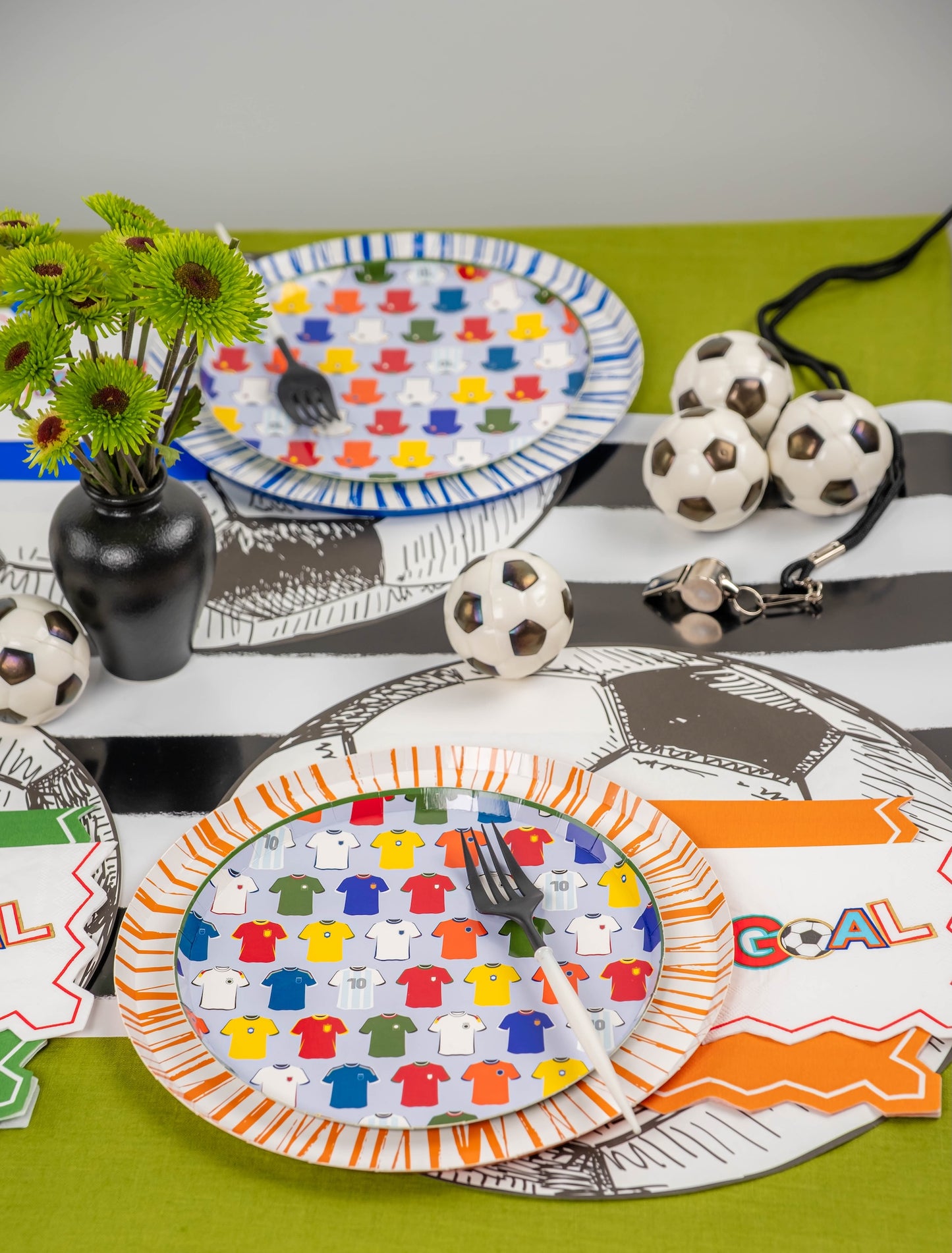 SPO25-CN3-Soccer GOAL Beverage Napkins