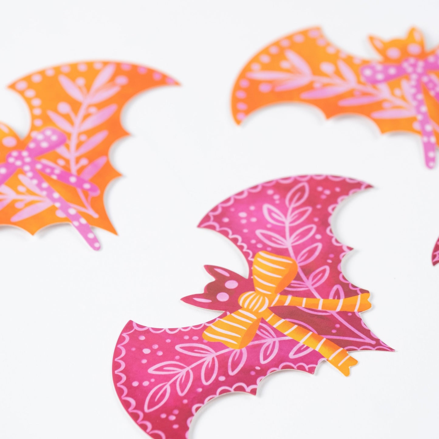 HAL25-AP1- Bats & Bows Accent Stickers