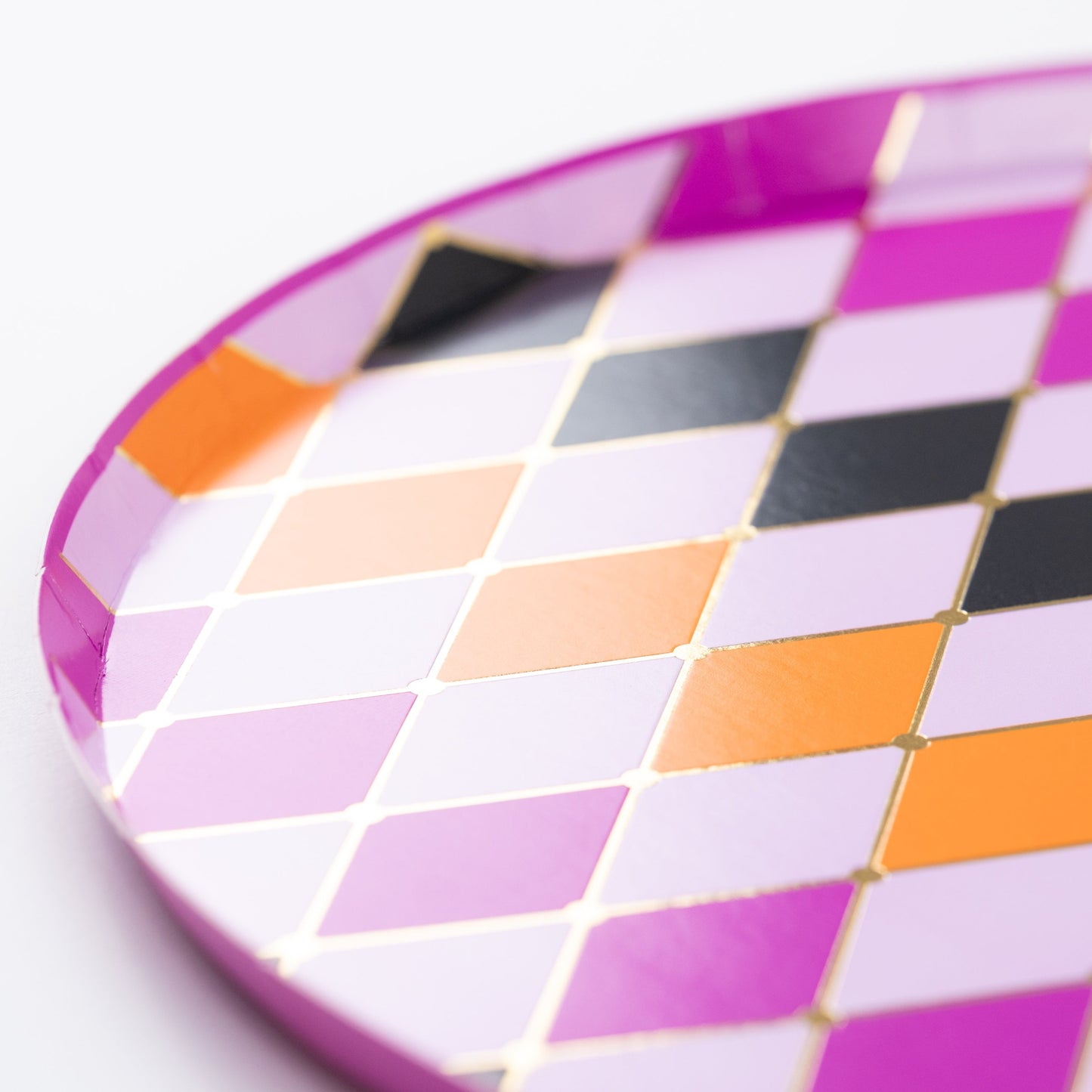 HAL25-DNP4-Halloween Diamond Dinner Plates