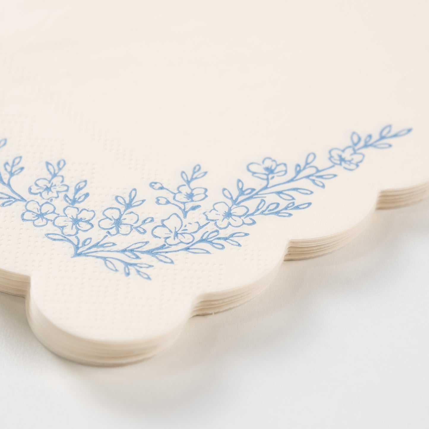 Floral Elegance Blue Guest Towels- Pre Order Ships January 20th