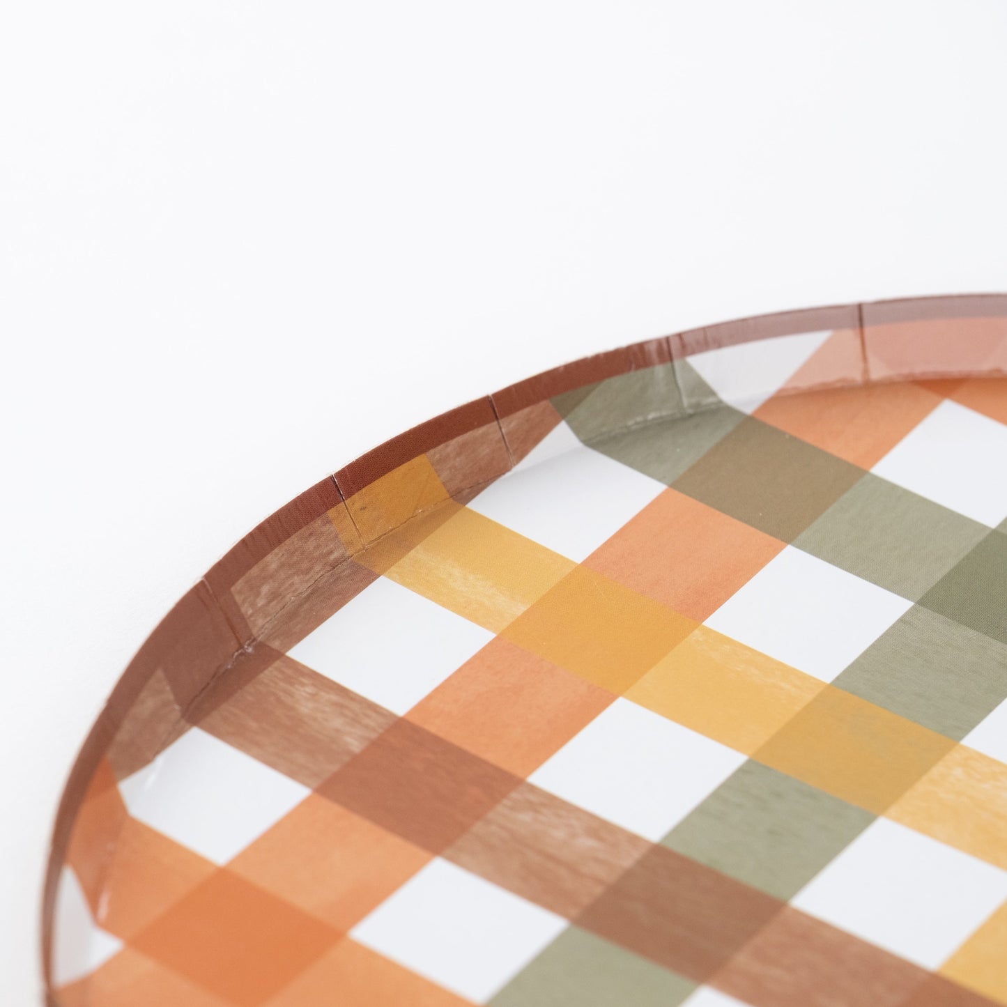HAR25-DNP2- Harvest Plaid Dinner Plate