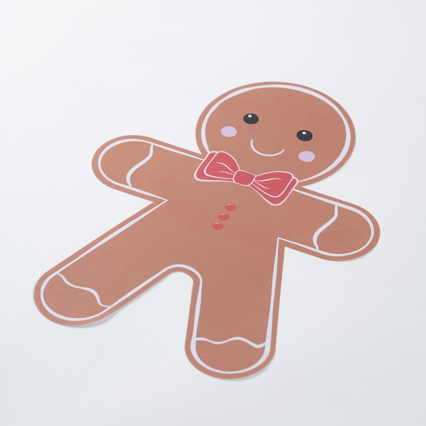 HOL25-PL6- Gingerbread Man Paper Placemats