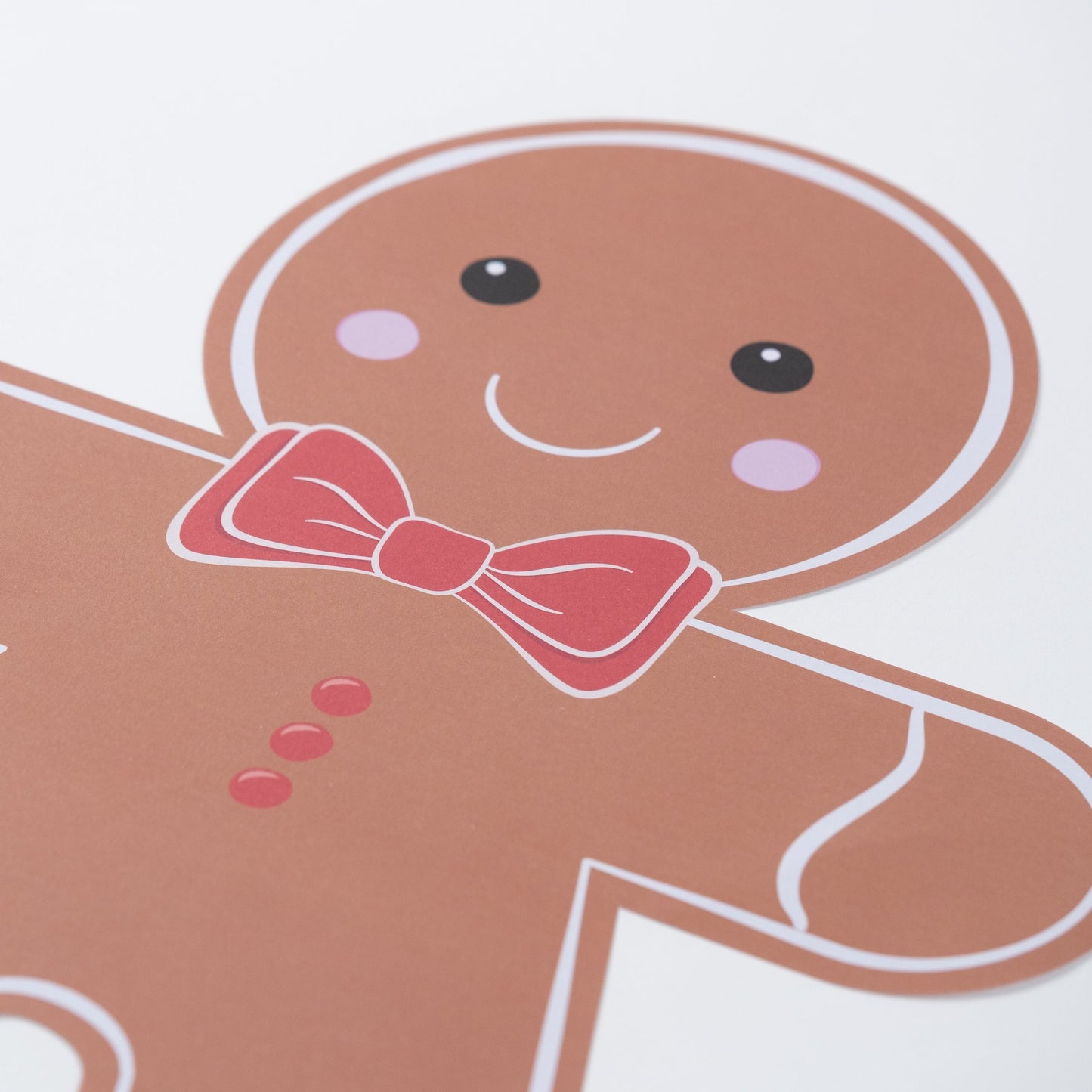 HOL25-PL6- Gingerbread Man Paper Placemats