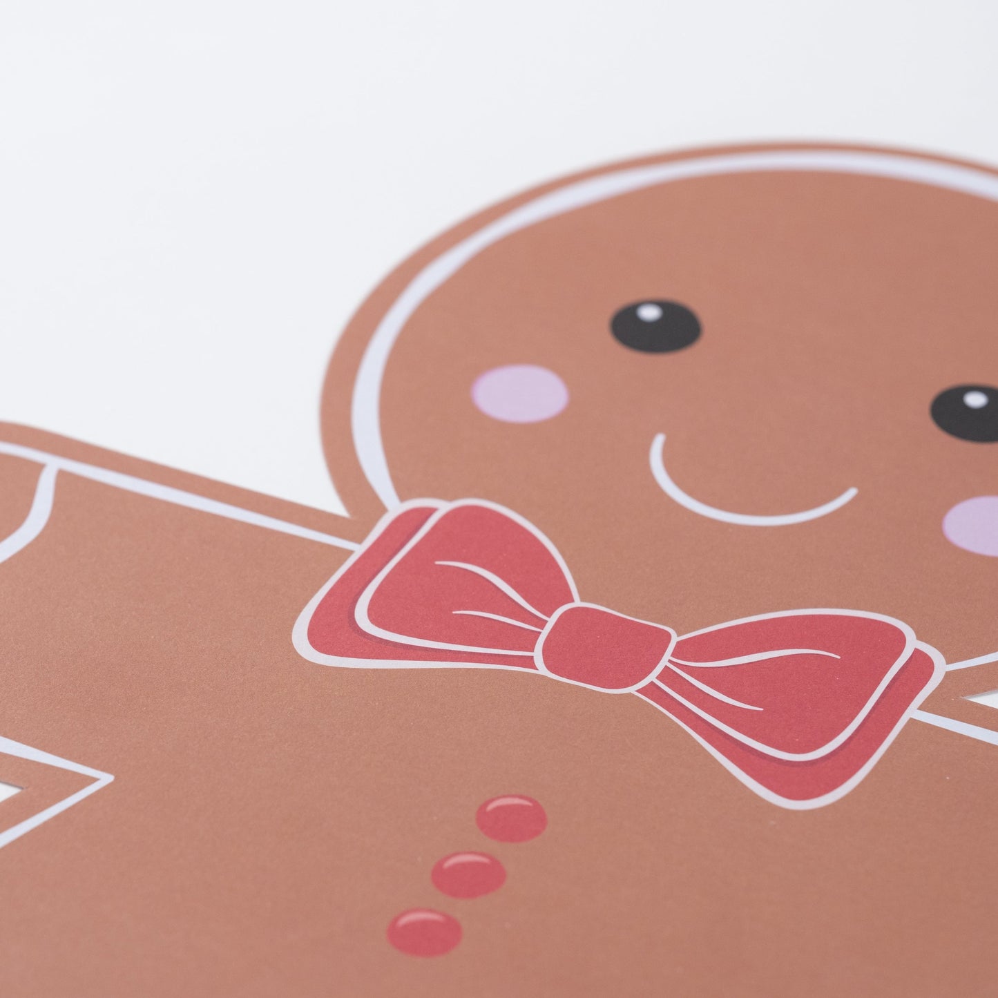 HOL25-PL6- Gingerbread Man Paper Placemats