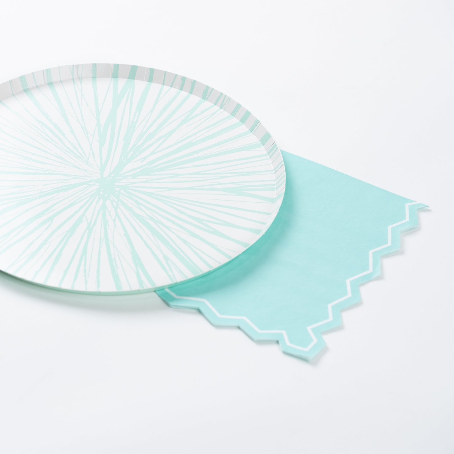 MCL25-GT16- Mint Celebration Chic Guest Towels