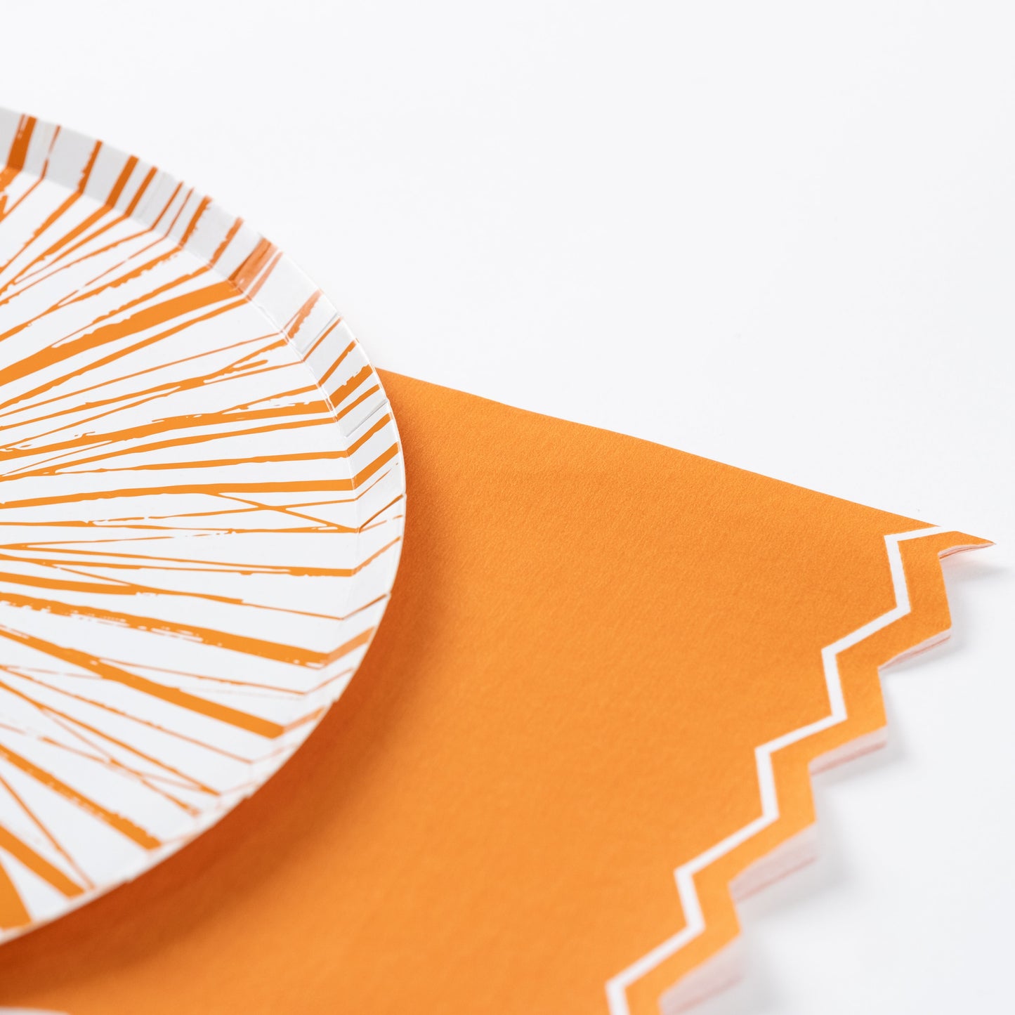 MCL25-GT21- Orange Celebration Chic Guest Towels