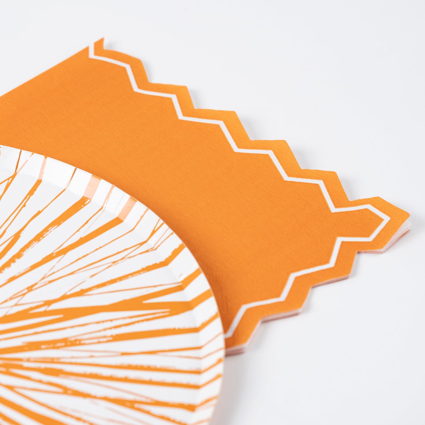 MCL25-GT21- Orange Celebration Chic Guest Towels
