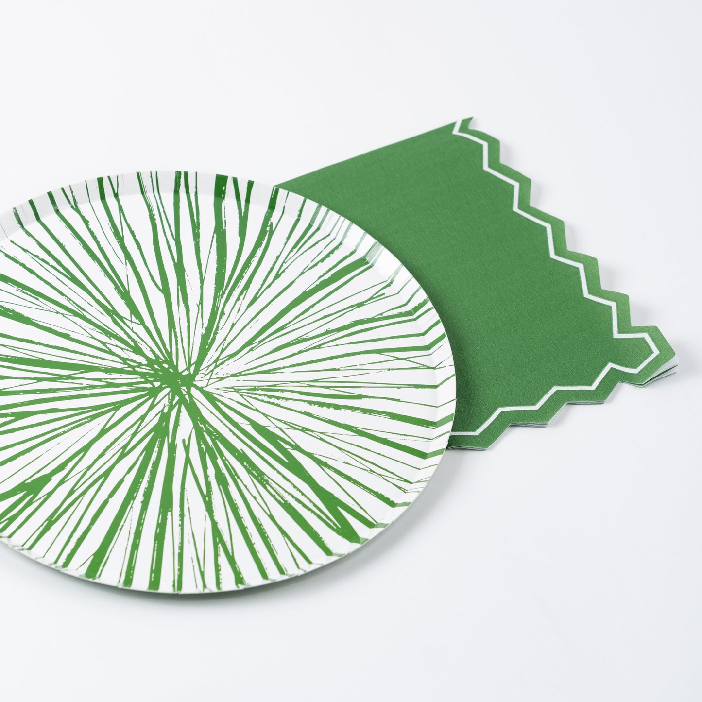 MCL25-GT19- Green Celebration Chic Guest Towels