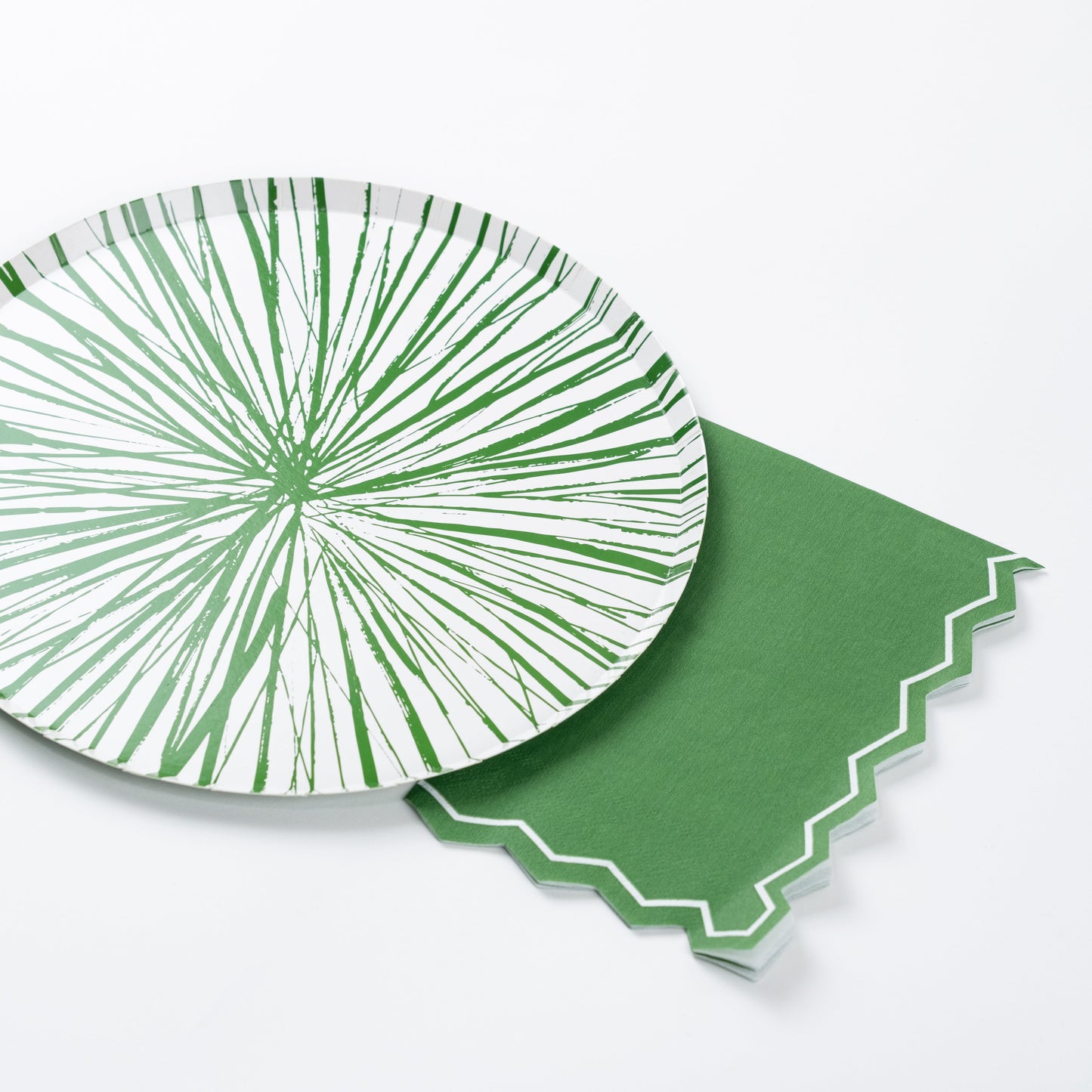 MCL25-GT19- Green Celebration Chic Guest Towels