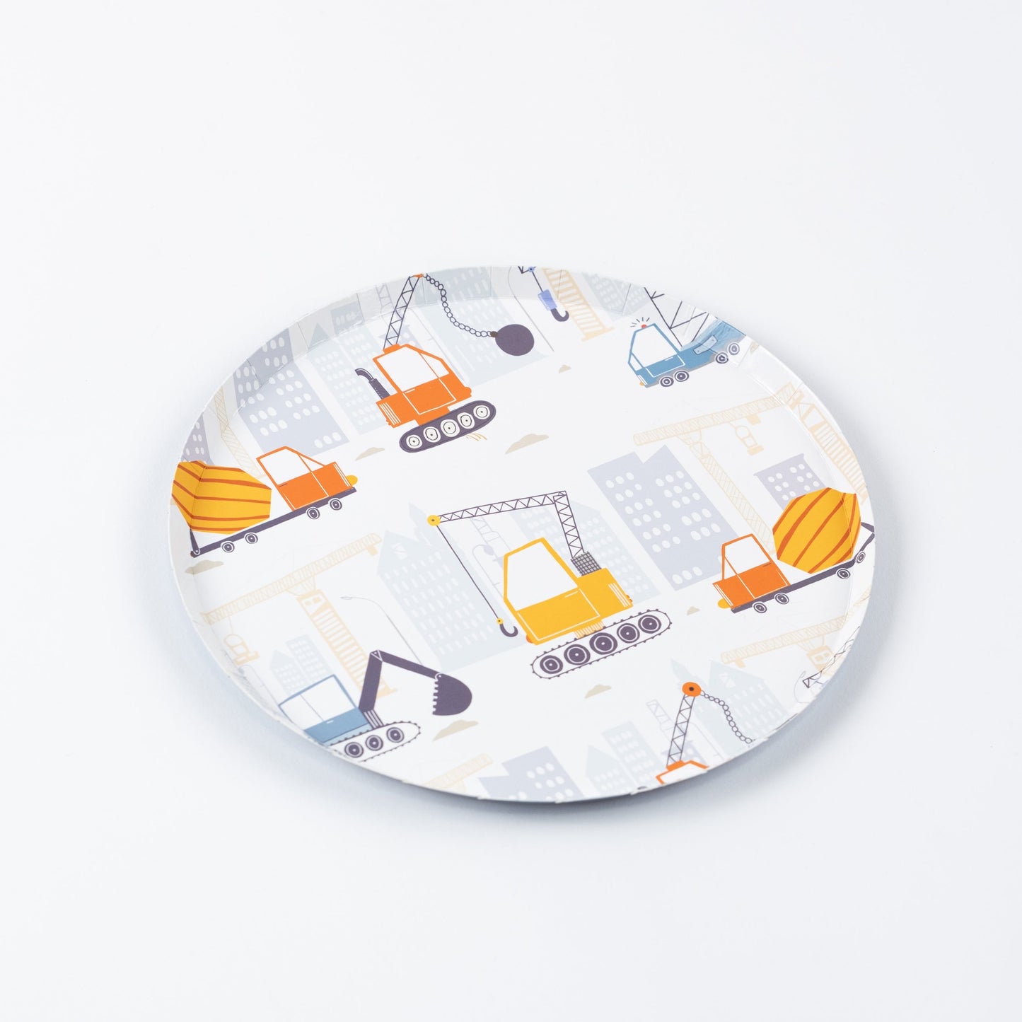 CONS25-DP2- Construction Dessert Plates