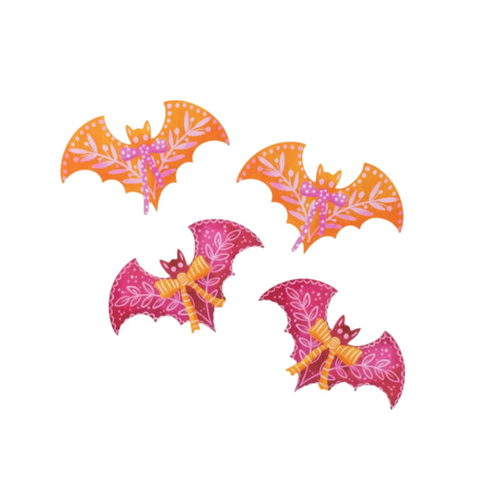 HAL25-AP1- Bats & Bows Accent Stickers