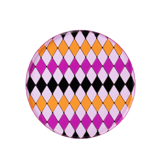 HAL25-DNP4-Halloween Diamond Dinner Plates