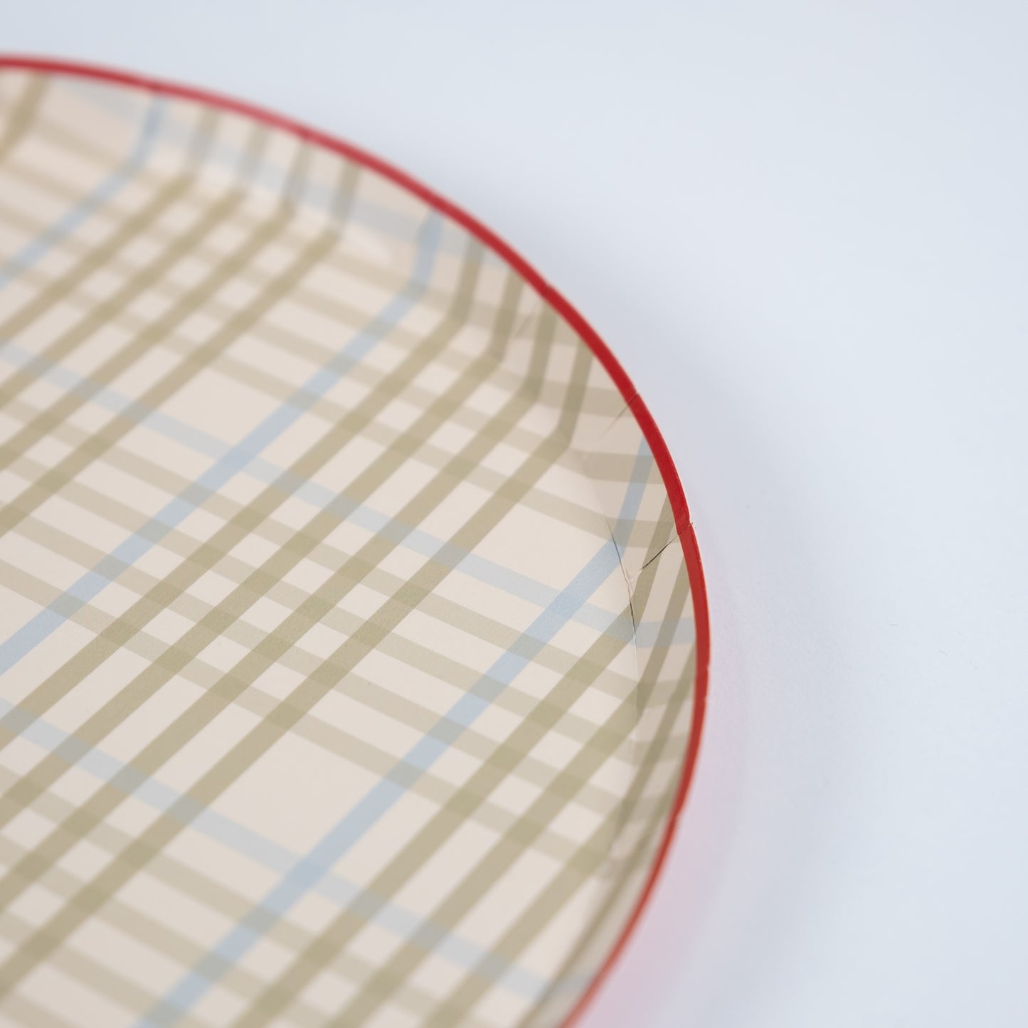 Camping Gingham Dinner Plates- Pre Order Ships January 20th