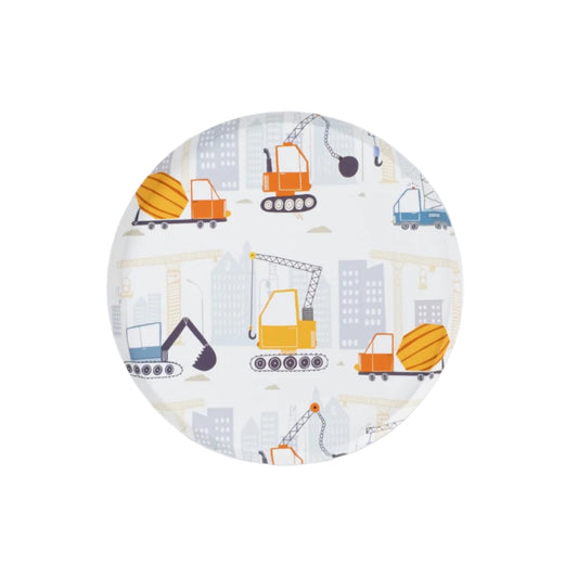 CONS25-DP2- Construction Dessert Plates