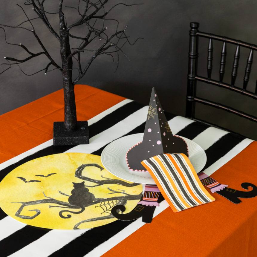 Paper Witch's Hat Halloween Napkin Holder