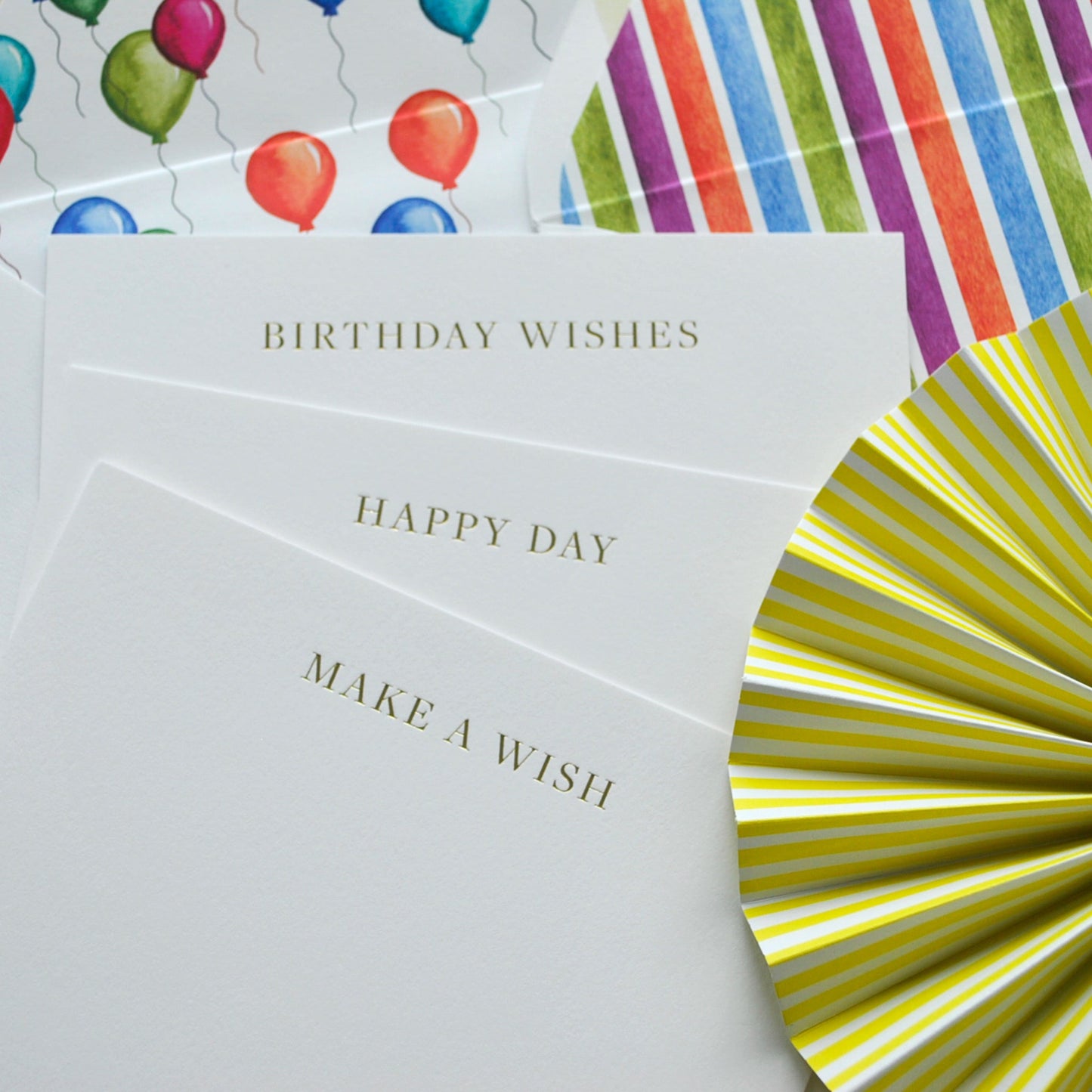 STAT-FOILBDAYCRDS-37- Assorted Birthday Notecards