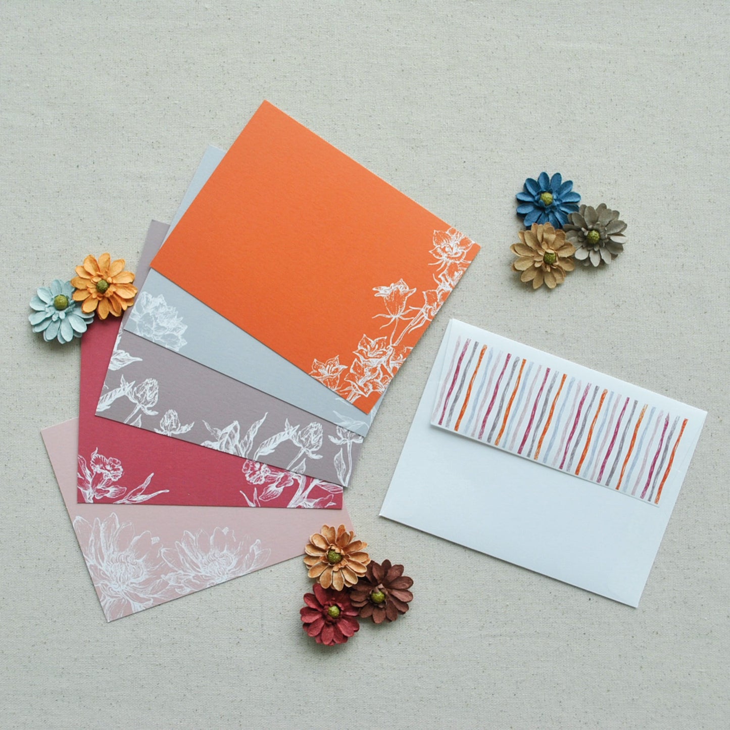 STAT-MUTLI-FLRLCRD-41- Assorted Floral Notecards