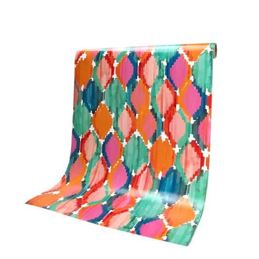 SUM23-TR1- Bel Colore Ikat Table Runner