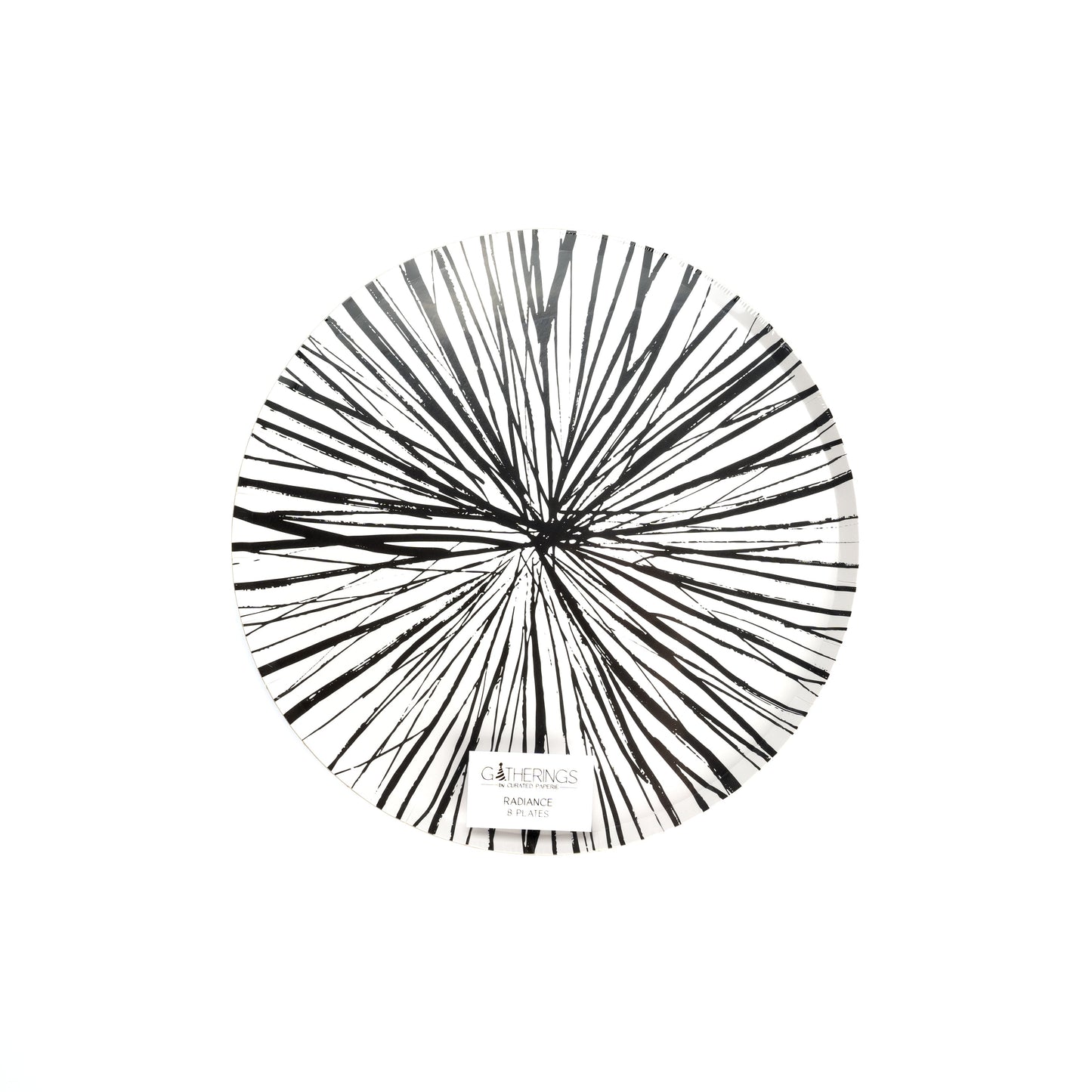 RAD24-DNP1- Radiance Black Dinner Paper Plates