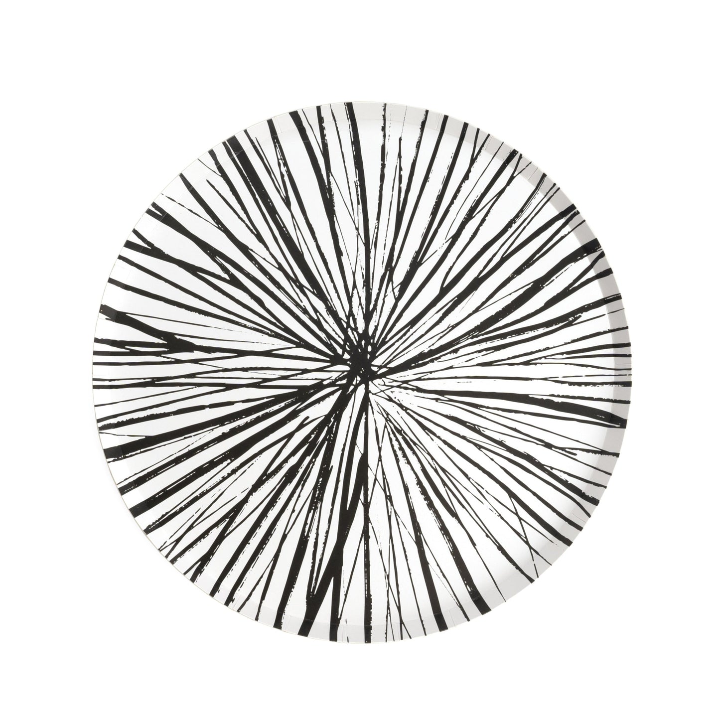 RAD24-DNP1- Radiance Black Dinner Paper Plates