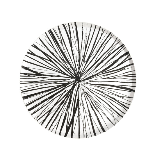 RAD24-DNP1- Radiance Black Dinner Paper Plates