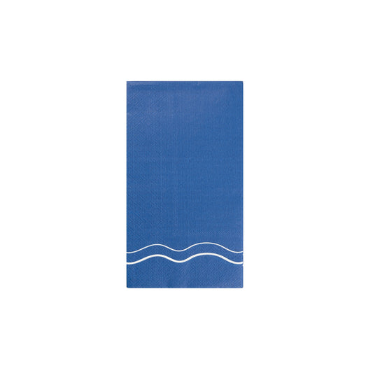 MCL24-GT10- Blue Color Block Guest Towels